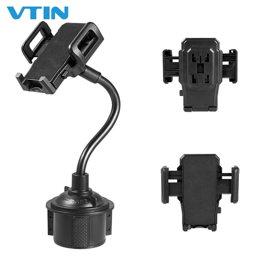 

Car Phone Cup Holder For Car Universal 360 Rotating Adjustable Gooseneck Cup Holder Cradle Car Mount for iphone X 8 7 Samsung S9