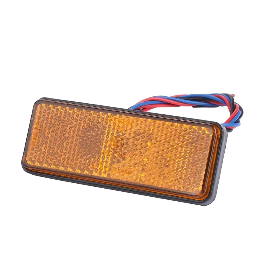 

2x Universal Car ATV SUV 12V Red 24 LED Stop Fog Tail Brake Light Lamp Bulb@11025