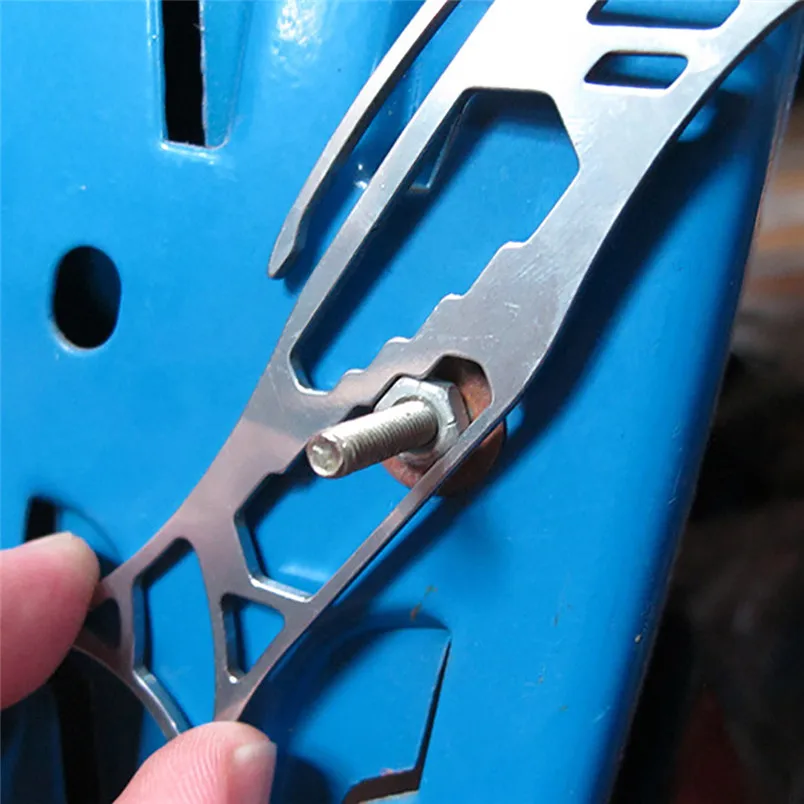 

1PC Durable EDC Gear Multifunction tool Open Hex wrenches Bottle opener Stainless steel Outdoor Tool #3n16