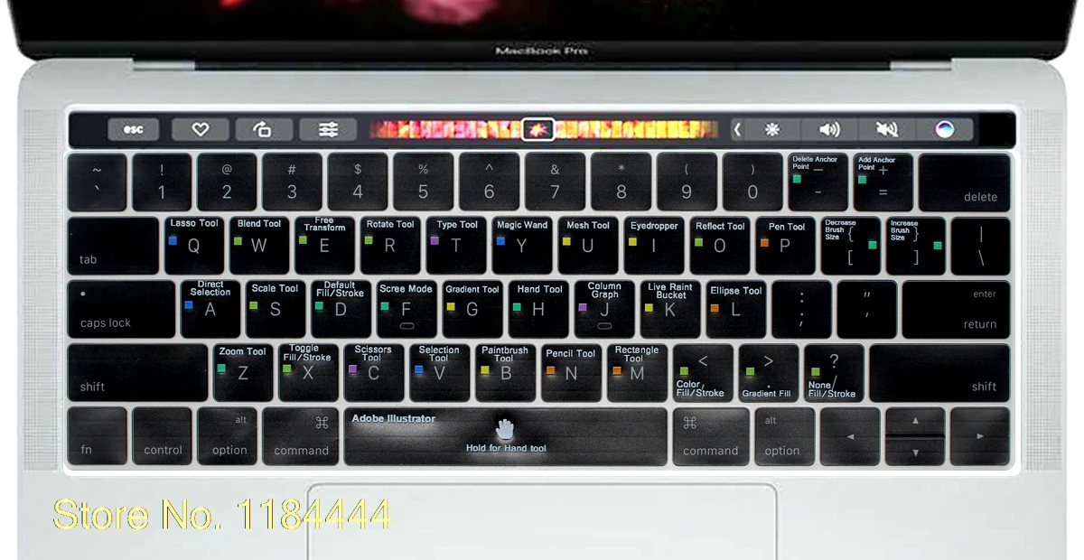 Functional Hotkey Shortcut Backlight TPU Keyboard Cover Skin For