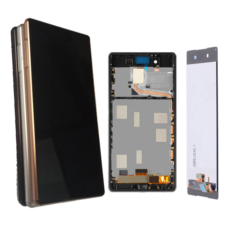 Cena Ekran dotykowy dla Sony Xperia Z3 Plus Z4 E6533 E6553 wyświetlacz LCD czujnik szkło Digitizer Panel wymiana zespołu z ramą