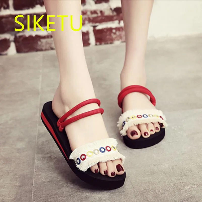 

2019 Free shipping Summer fashion sandals lovely women shoes casual shoes Wild Flats teen p086