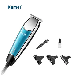 Kemei перезаряжаемые электрический триммер для волос Детская безопасность rozor стрижка для мужчин Парикмахерская машина