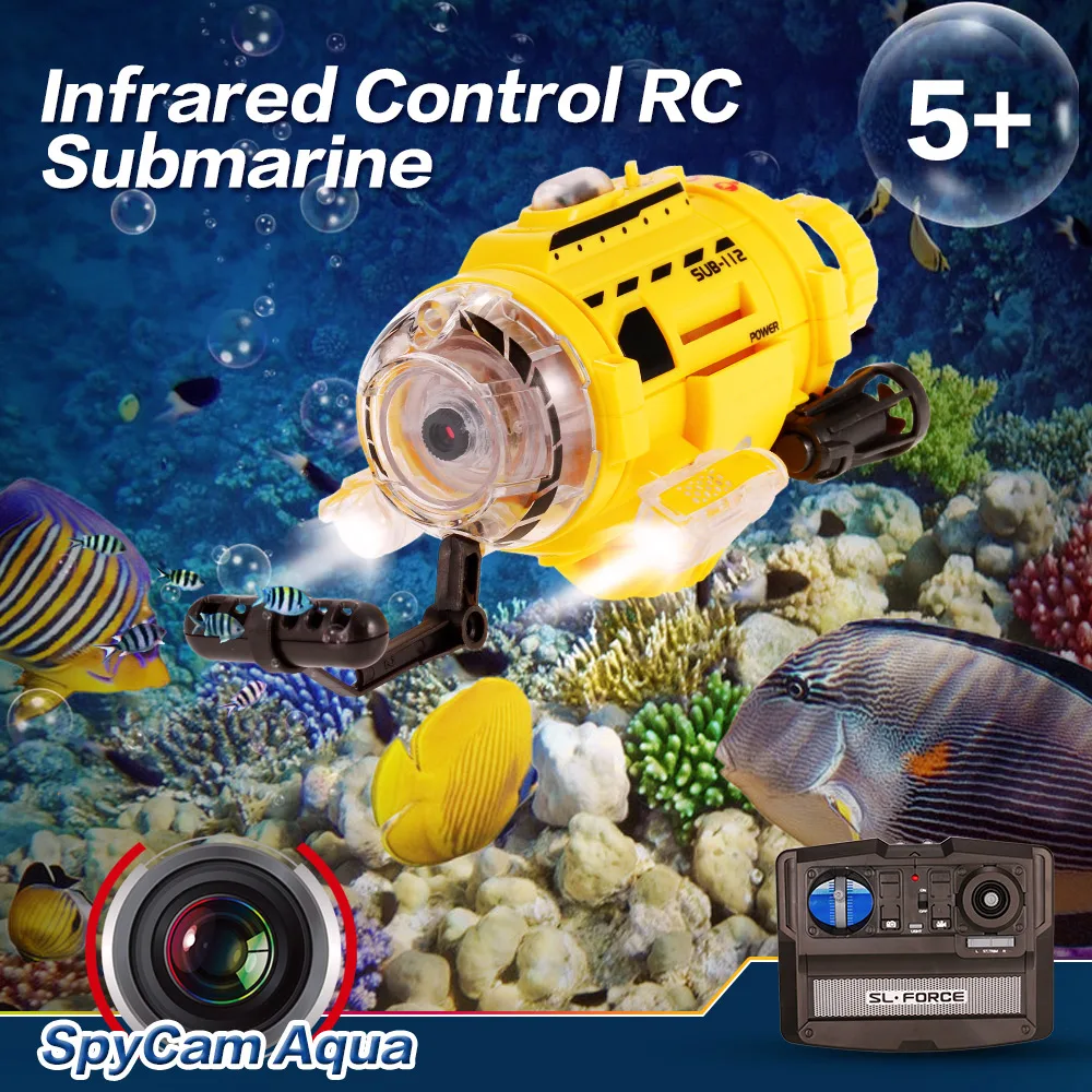 underwater remote control submarine with camera