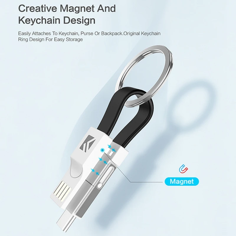

Universal 3 In 1 Micro USB Cable Type C Cables For Samsung Huawei For Iphone X Lightning Cable Charging Mobile Phone CableS USB