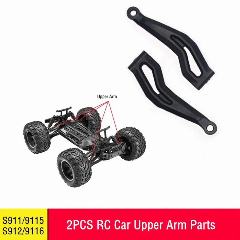 

2pcs Upgrade Repair Parts RC Car Upper Arm 15-SJ07 For 1:12 Remote Control S911/9115 S912/9116 Truck Toy Accessory Spare Parts