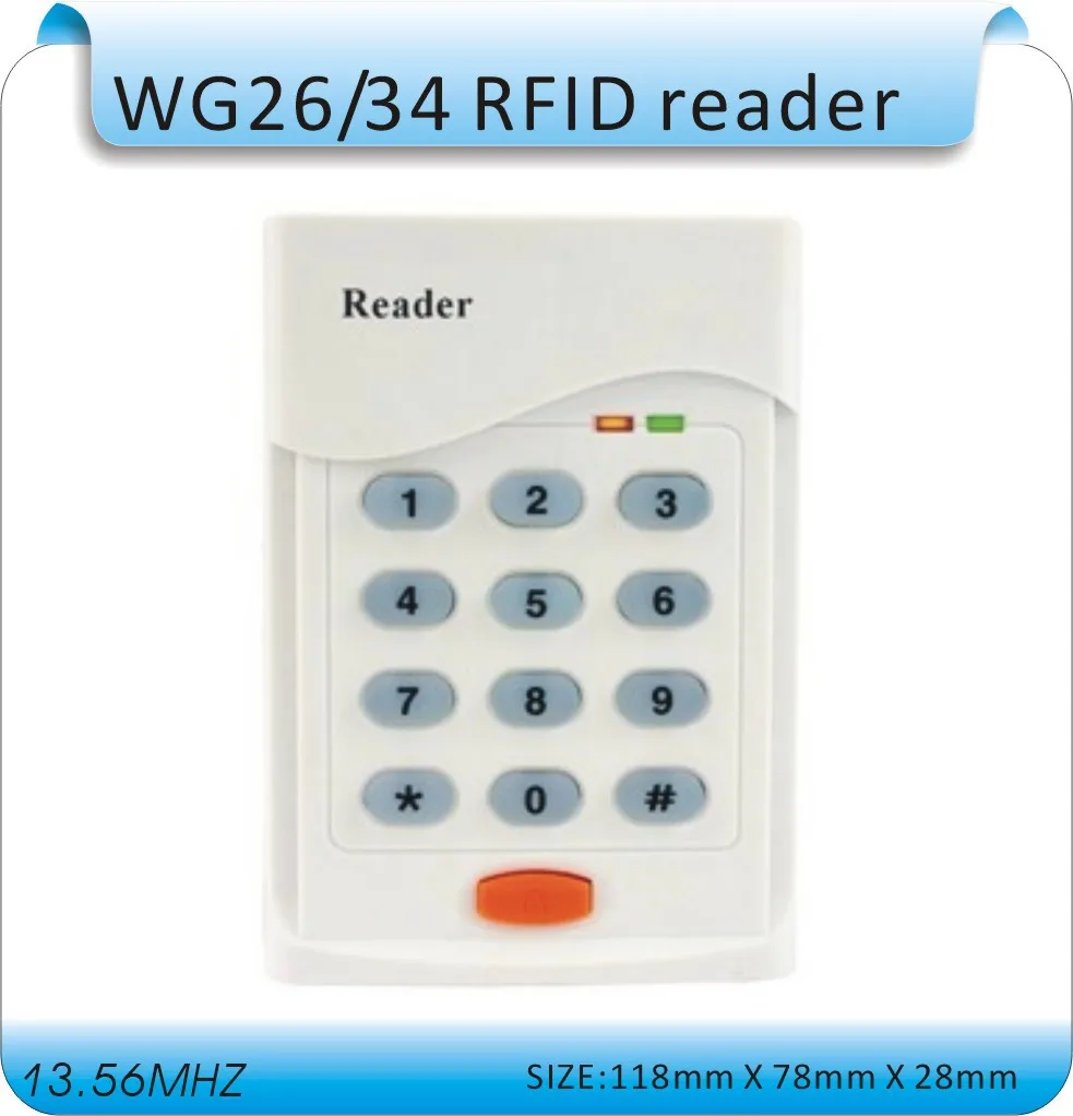 

2014newest design Pt-r60 13.56MHZ ic card reader , access control card reader+5PCS IC card