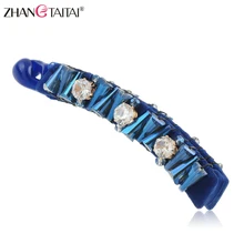 

Beautiful Simulated Pearls Rhinestone Hairpins Girls Jewelry Banana Barrettes Hair Clips Accessories for Women Headwear