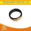 125KHZ/13.56MHZ RFID Golden Ceramics Smart Finger Ring T5577/UID Chip Wear for Men or Women ► Photo 1/6