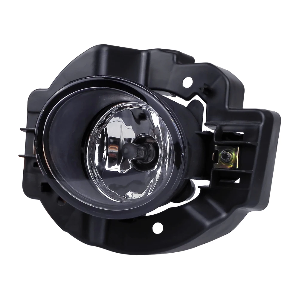 For NISSAN MICRA MARCH Fog Light Assembly Car Lights ABS Plastic 4300K Yellow 12V 55W Halogen Lamp Accessories Plating