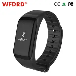 WFDRD Фитнес трекер Браслет монитор сердечного ритма Смарт F1 Smartband крови Давление с Шагомер Браслет