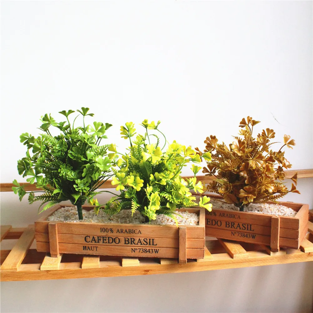 

1 Pcs Artificial Plant Green Evergreen For Wedding Decoration Creative DIY Plant Wall Supplies Wedding Floral Simulation Flowers