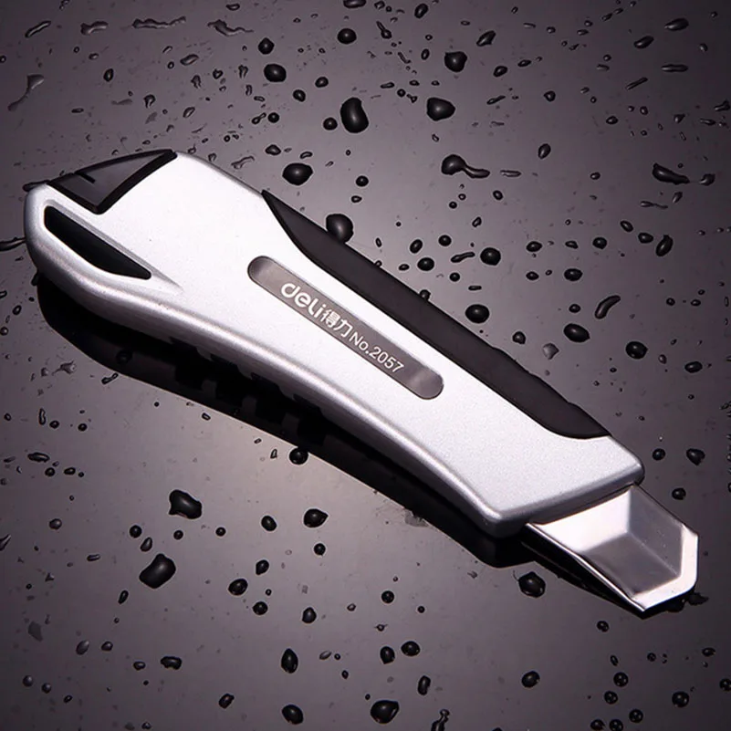 Liga de Zinco Papel de Parede Escola e Escritório Durables Grande Utilitário Faca Caixa Aberta Ferramenta Cortador Lâminas Navalha Papelaria 6 High Quality Material escolar e de escritório