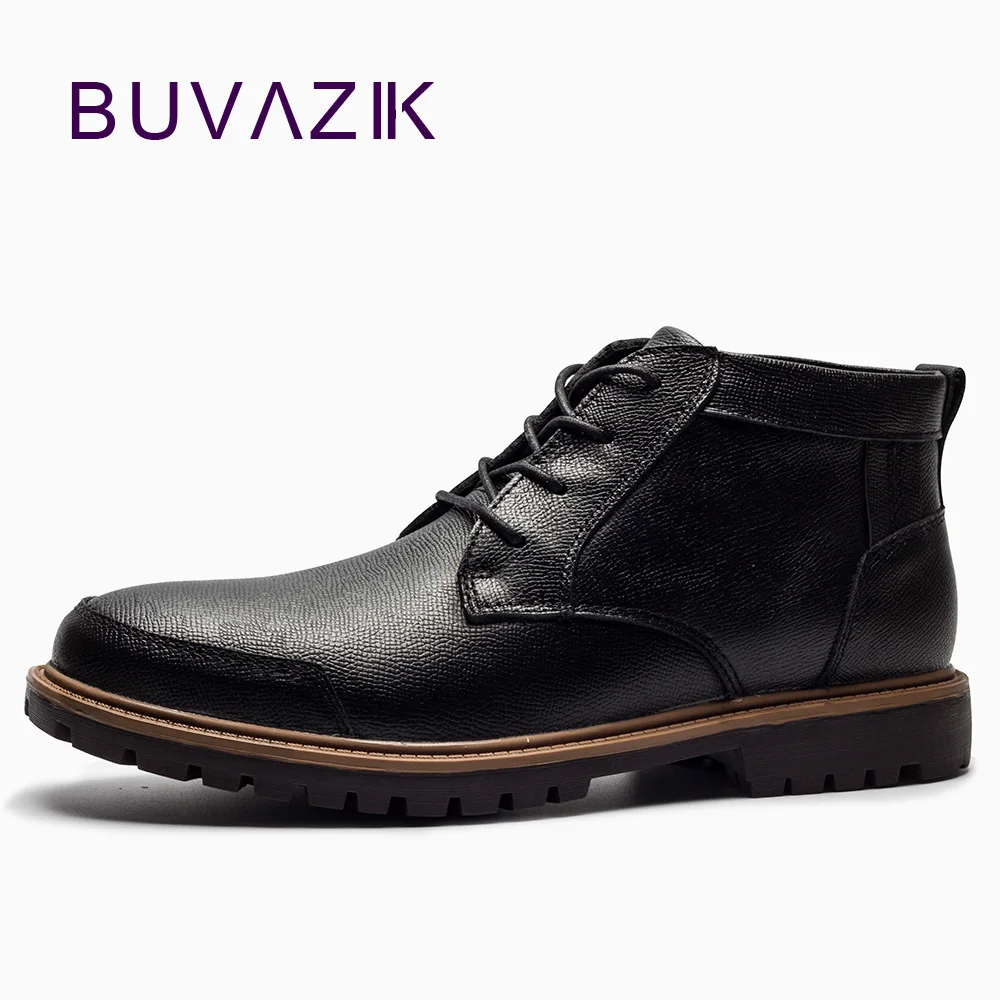 

2017 waterproof warm motorcycle boots men Plus cashmere inside winter male snow boots lace-up men's ankle big shoes size 46 47