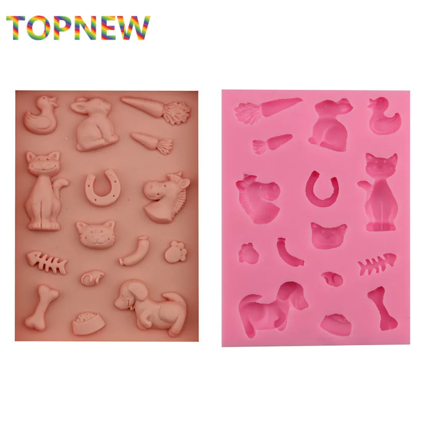 

Lovely Animal Series Silicone Mold Fondant Chocolate Bakeware DIY Cake Decoration Pastry Tools 1918