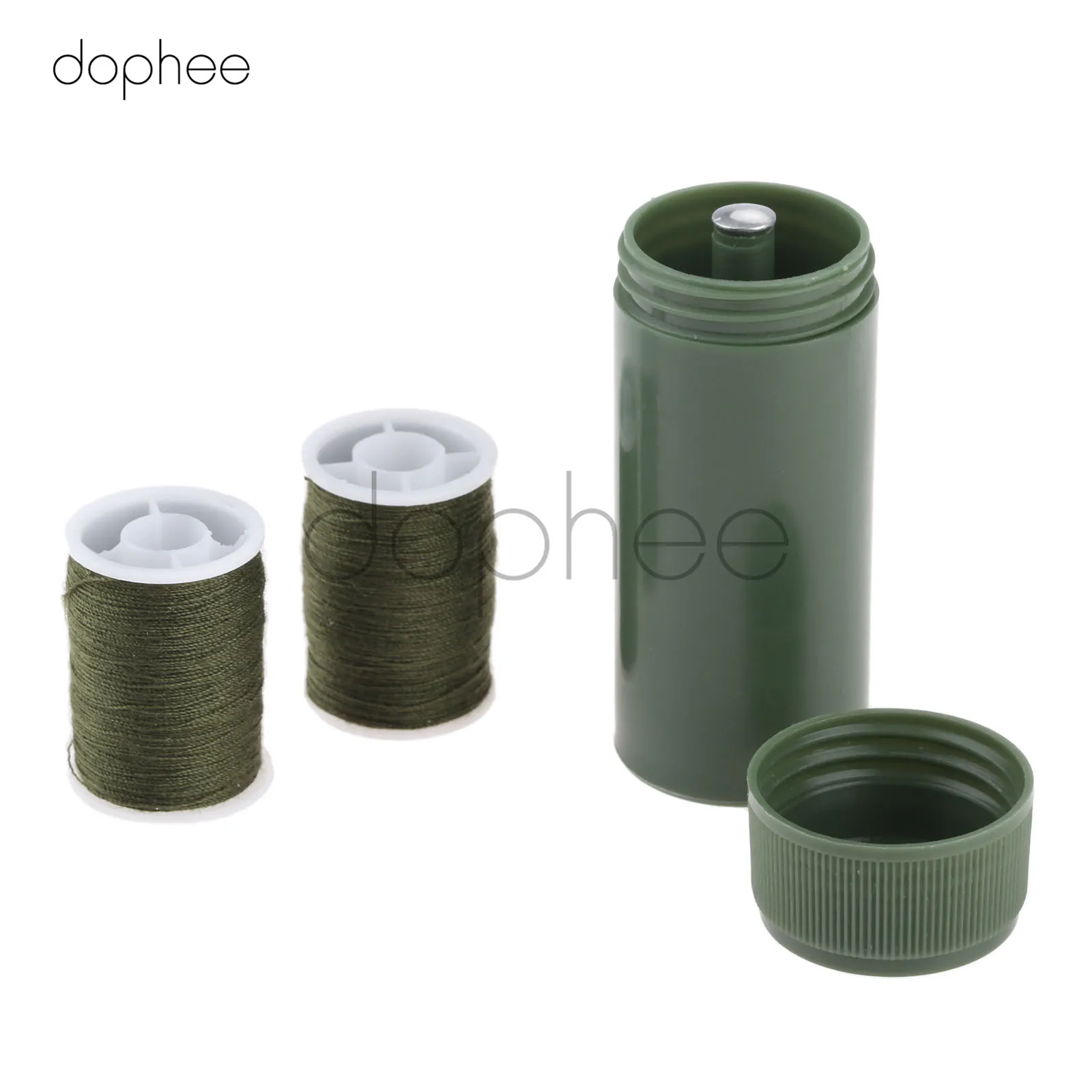 Dophee 8 шт./компл. серо зеленая швейная мини трубка Ручное шитье приспособление иглы