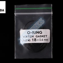 15 шт., высокое качество, толщина 0,6 мм, круглый чехол для задней панели часов, уплотнительное кольцо, размер от 22 мм до 40 мм