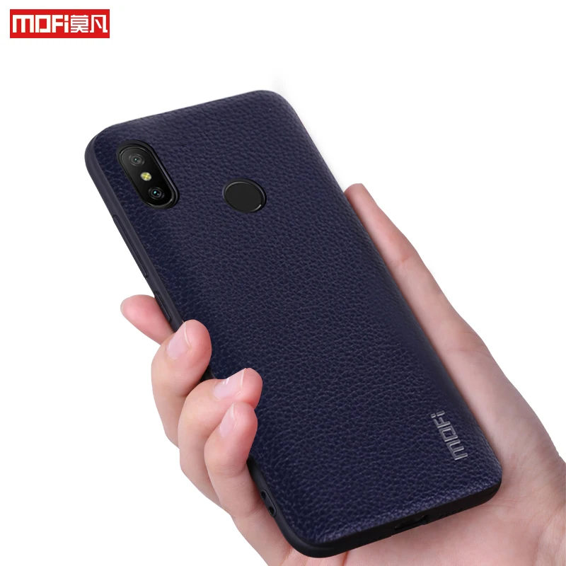 Чехол Mofi для Xiaomi Redmi Note 6 Pro чехол из ПУ кожи с зернистой поверхностью накладка