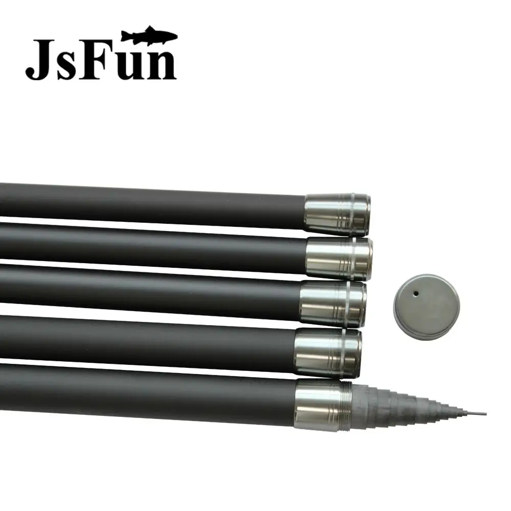 JSFUN Удочка 8 м 9 м 10 м 11 м 12 м Складная удочка для ловли нахлыстом телескопические карбоновые удочки для ловли карпа FG107
