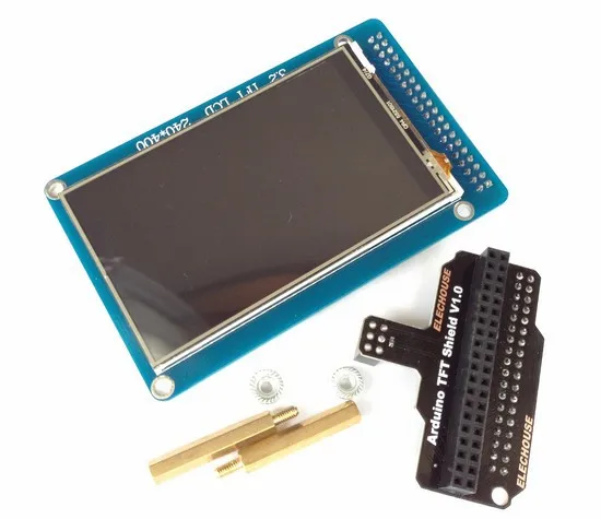 arduino 3.2 tft lcd touch shield drawing example price
