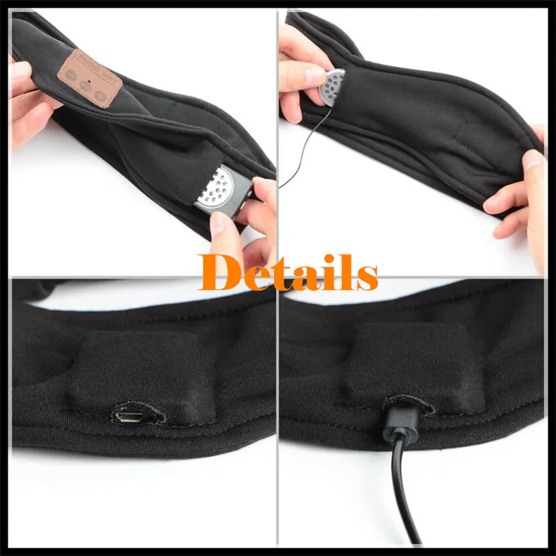 Insert TF Slot Outdoor Sport Wireless Bluetooth 4 2 Headset Stereo Magic Music Smart Electronics Headbands for iPhone SmartPhone
