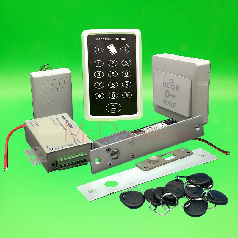 125khz Rfid Card Door Access Control kit Full Door Access Kit electric