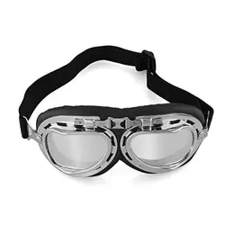 Moto cross Goggle очки линзы солнцезащитные очки серебро анти УФ