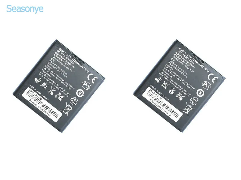 Seasonye 2PCS Replacement Battery For Huawei C8650 C8810 M866 U8651 U8660 Y200 S8520 T8260 T8500 T8620 HB5K1 / HB5K1H 1250mAh | Мобильные