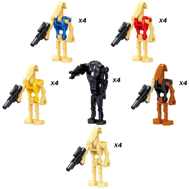 

2018 NEW HOT Star Wars Battle Droid Figure Starwars Model Set Building Blocks kits LegoINGlys STARWARS Brick Toys for Children