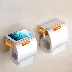 Креативный современный алюминиевый сплав туалетная бумага вешалка для хранения Настенный рулонный бумажный держатель аксессуары для