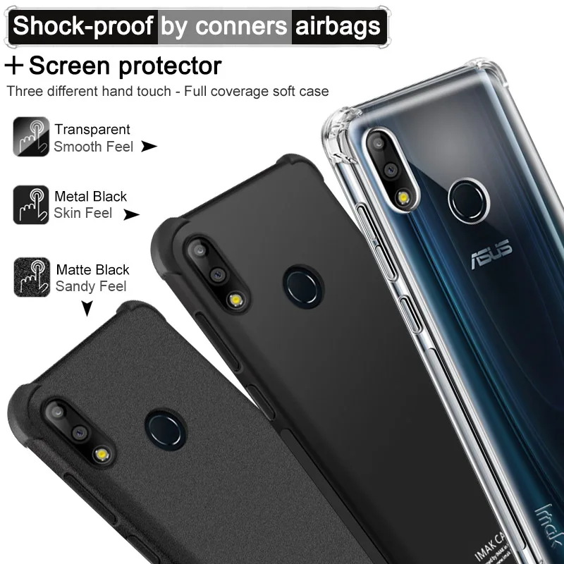 For Asus Zenfone Max Pro M2 ZB631KL Case Soft TPU Silicone Back Cover for ZB633KL Matte case |