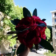 Шелковые Свадебные цветы сад букет украшение для дома цветы невесты букеты розы Гортензия Свадебный букет