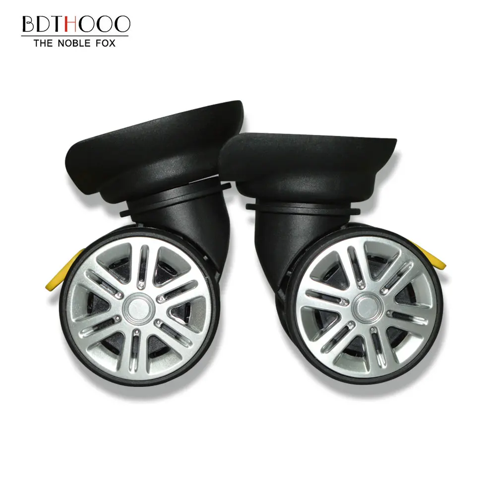 Replacement luggage wheels for suitcases repair hand spinner caster wheels parts trolley replacement rubber A18-JYSCL