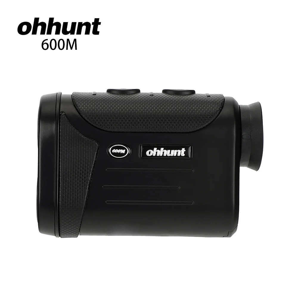 Ohhunt 8X600 м, 800 м, 1500 м, многофункциональные лазерные дальномеры для охоты, гольфа, монокулярный дальномер, дальномер, измерение на открытом воздухе - Цвет: Black-600M