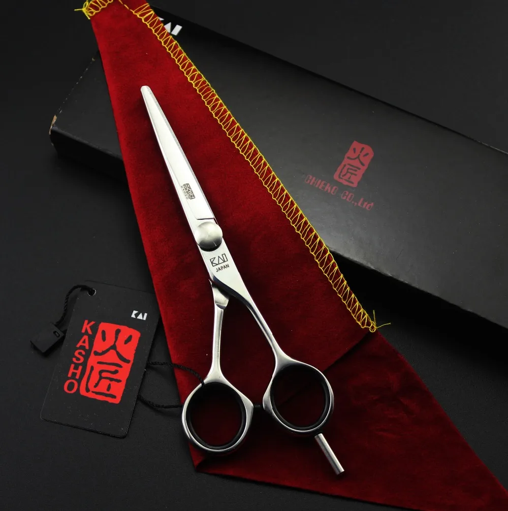 

High Quality Japan Professional Kasho 5/5.5/6 inch JP440C Hair Scissors Thinning scissors hairdressing salon styling tools