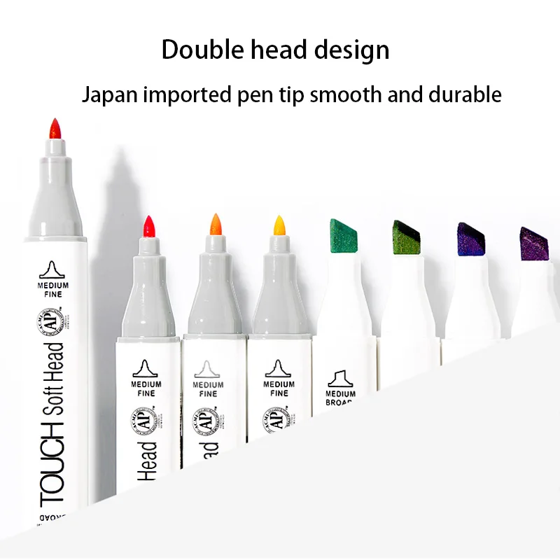 Превосходный эскиз тонов кожи Маркер ручка художника двуглавый на спиртовой основе манга искусство маркеры Кисть ручка