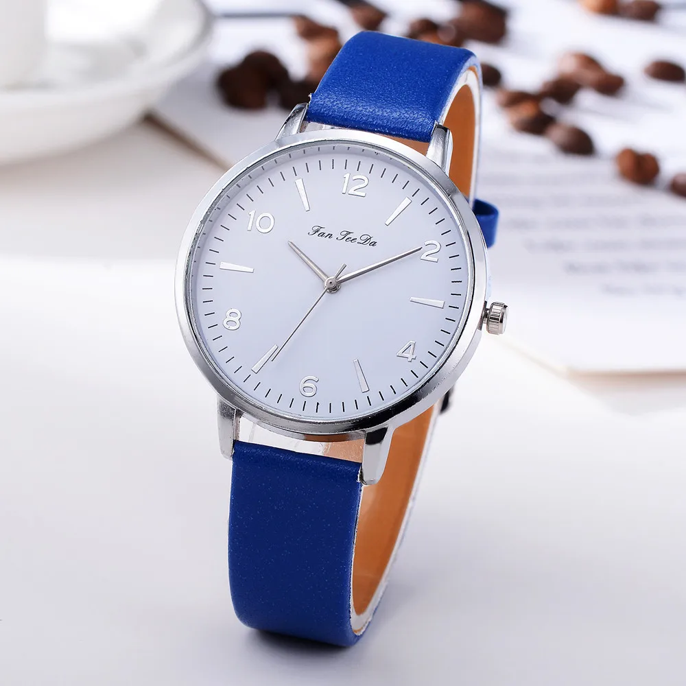 

2019 Hot Sale Luxury Fashion Womam Watches Leather Band Analog Quartz Round Wrist Watch Watches reloj mujer montre femme *Y