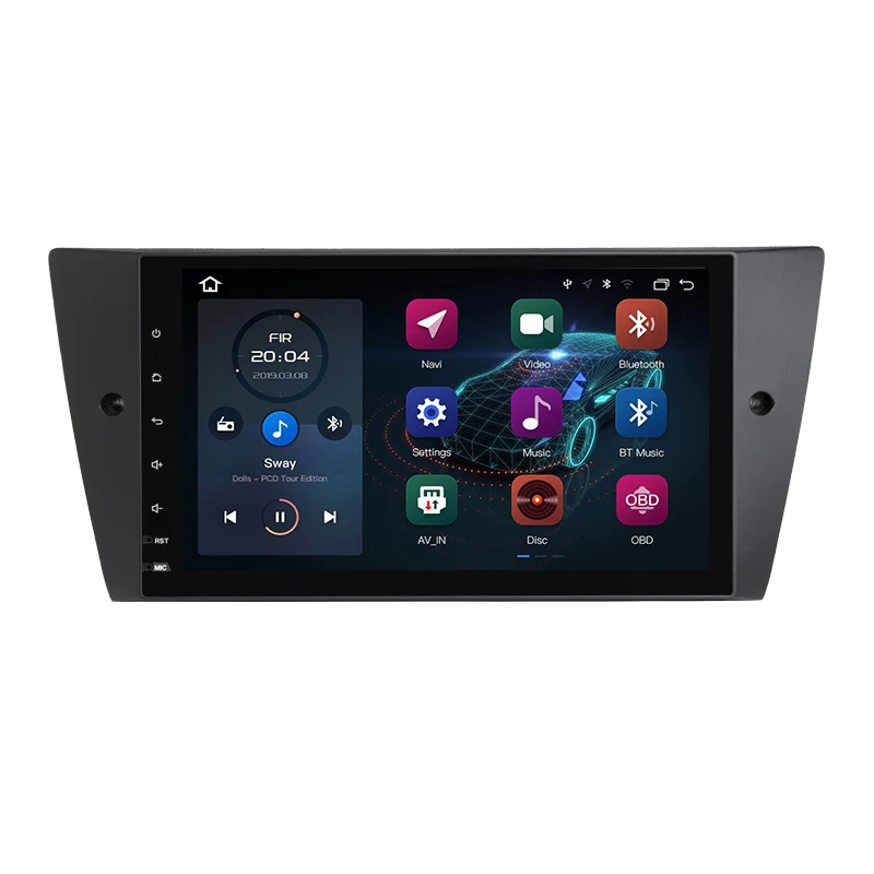 Sale Xonrich Car Multimedia Player 1 Din Android 9.0 GPS Radio For 3 Series BMW E90/E91/E92/E93 Navigation Head Unit Audio Wifi DAB+ 2