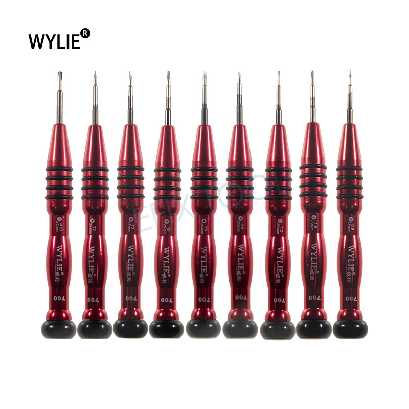 9pcs/set Mobile phone repair screwdriver set for cell phone computer opening repair tools kit WL700 9pcs/set Mobile phone repair screwdriver set for cell phone computer opening repair tools kit WL700