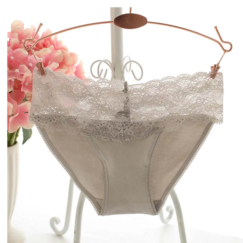 

Sexy Women's Lace Panties Soft Briefs High Waist Buttock Underwear Plus Size Underwear Free Shipping