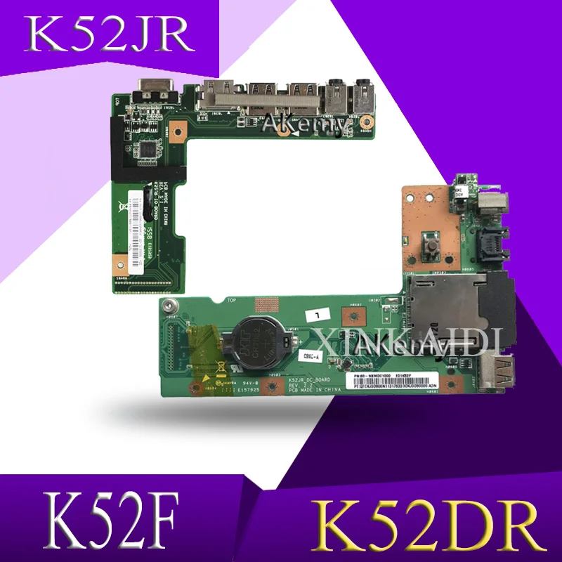 Аудиоплата XinKaidi Original Для ASUS K52 K52J K52JR K52JC K52DR X52F K52F X52J DC 60 nxmdc1000 100% тестирование