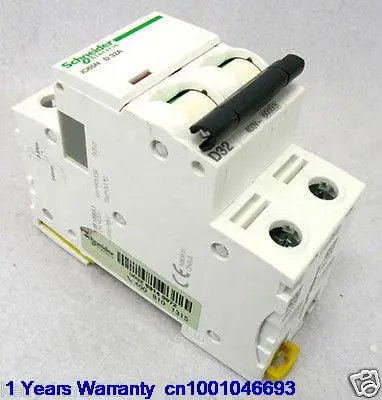 

DHL/EUB 5pcs NEW Original for Schneider IC65N 2P D32A Breaker 15-18