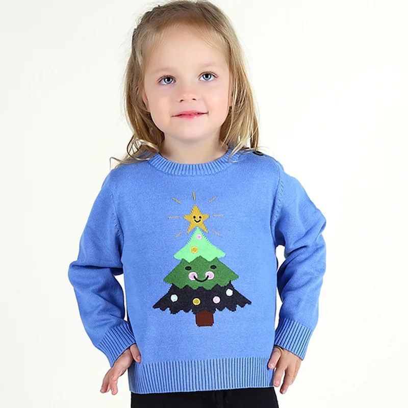 Buy Baby Sweater Kids Blue Winter Pullover Children's