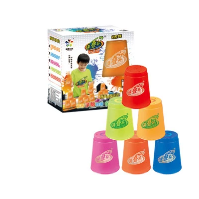 YUXIN высокоскоростной таймер V2 Черный для магического кубика образовательного соревнования скорость укладки чашки Летающий таймер детская игрушка - Цвет: Color random