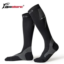 Для мужчин Для женщин сжатия марафона длинные гольфы носки для езды на велосипеде для скалолазания Пеший Туризм спортивный, футбольный Футбольный Спортивные носки