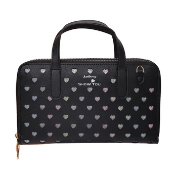 

Hollow Out Heart Pattern Top-handle Bag Ladies Pu leather Women Shoulder Crossbody Bag Versatile Handbag for Female Solid Clutch