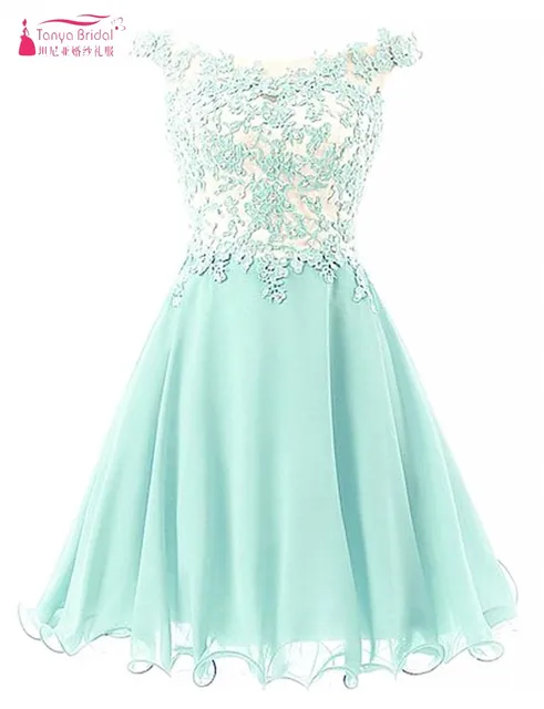 light green hoco dress