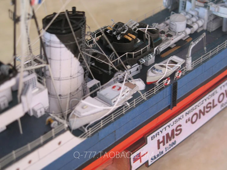 O-class, 1:200, 1:144, HMS ONE Destroyer, 3d