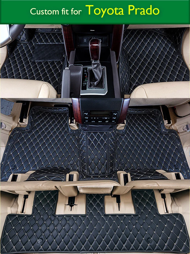 Пользовательские автомобильные коврики для Toyota Land Cruiser Prado 120 150 5 мест/7 мест |