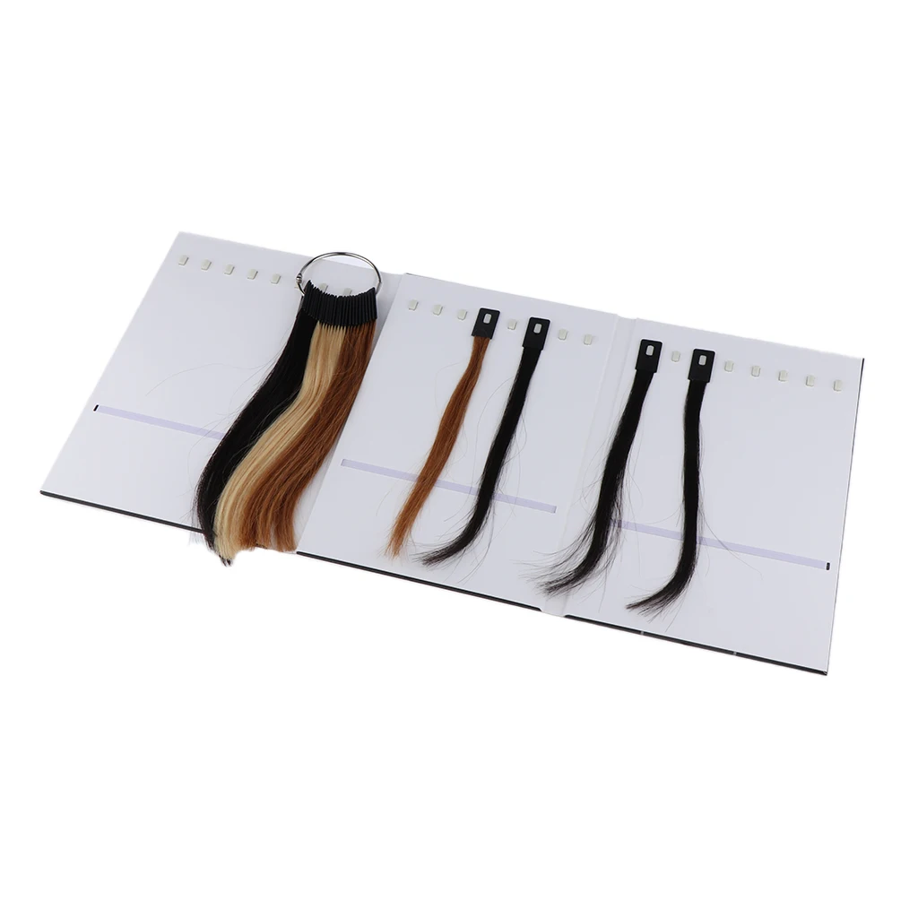 30 Colors Hair Dyeing Color Display Board for Salon Hair Color Testing